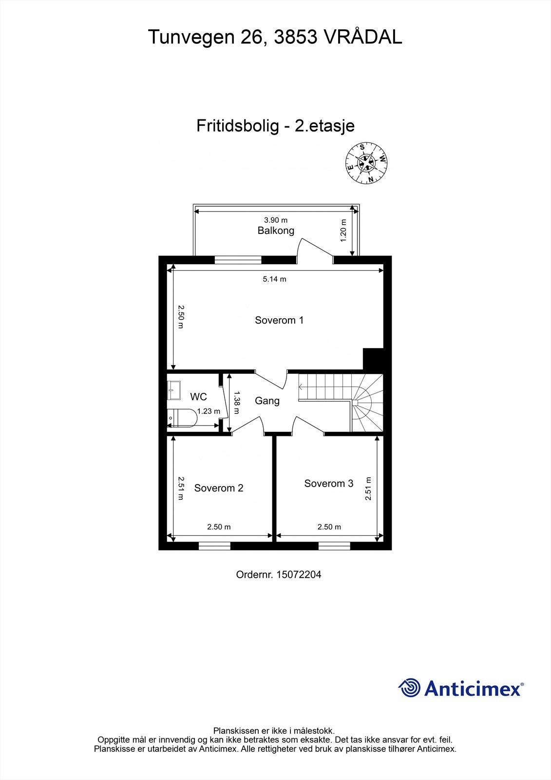 Plantegning 2.etasje Galleribilde