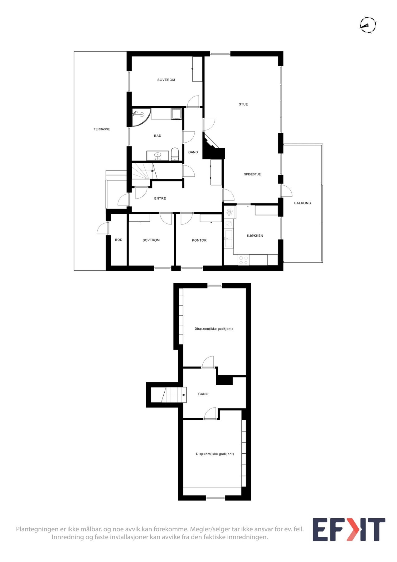 Plantegning oversikt. Galleribilde