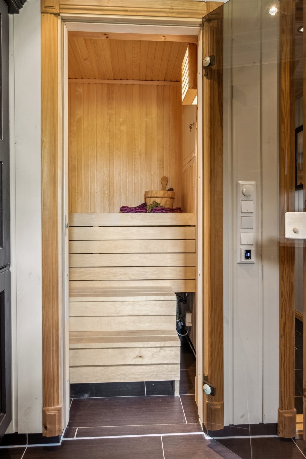 Badstuen ligger i tilknytning til bad. Galleribilde