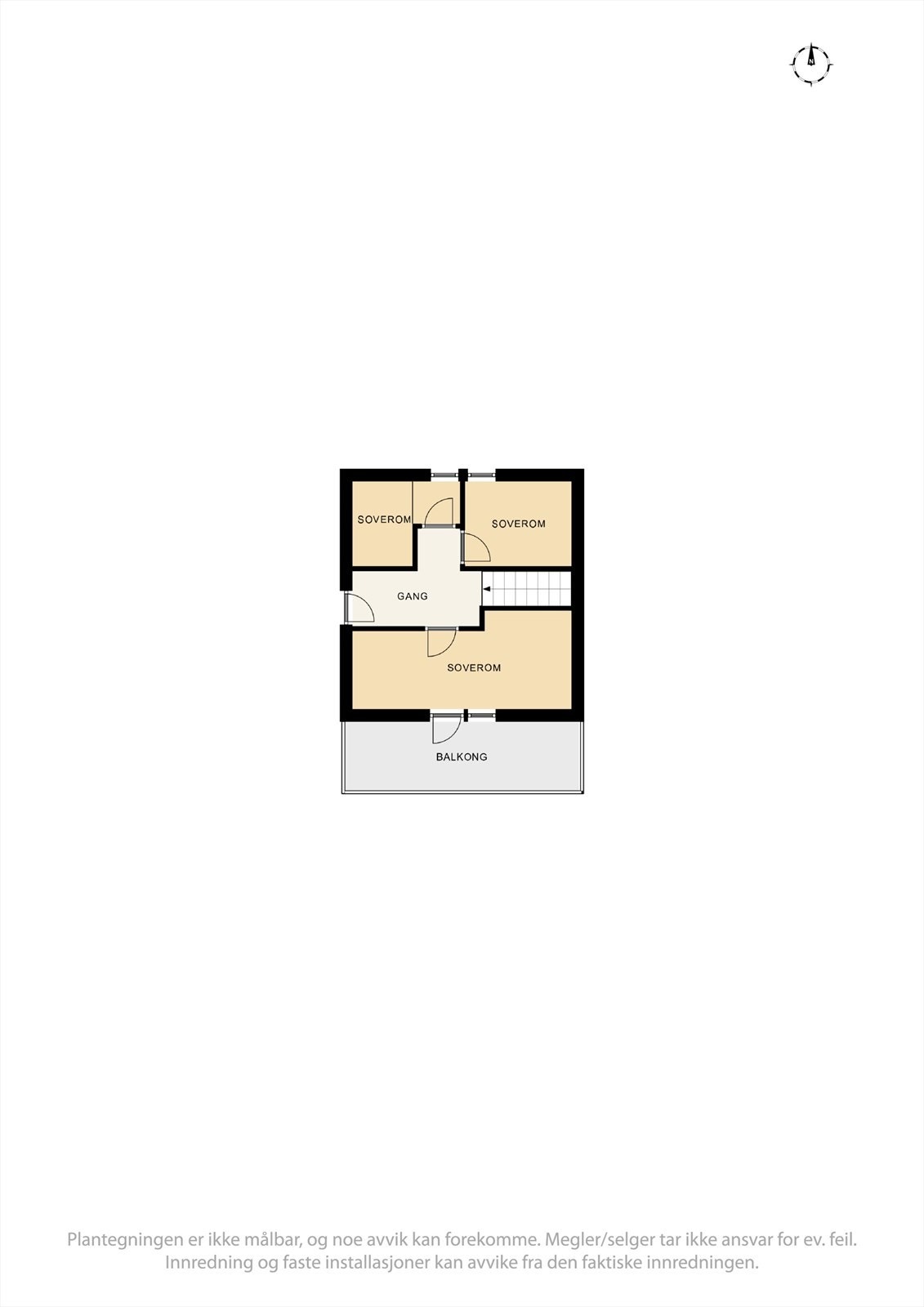 Plantegning 2. etasje Galleribilde