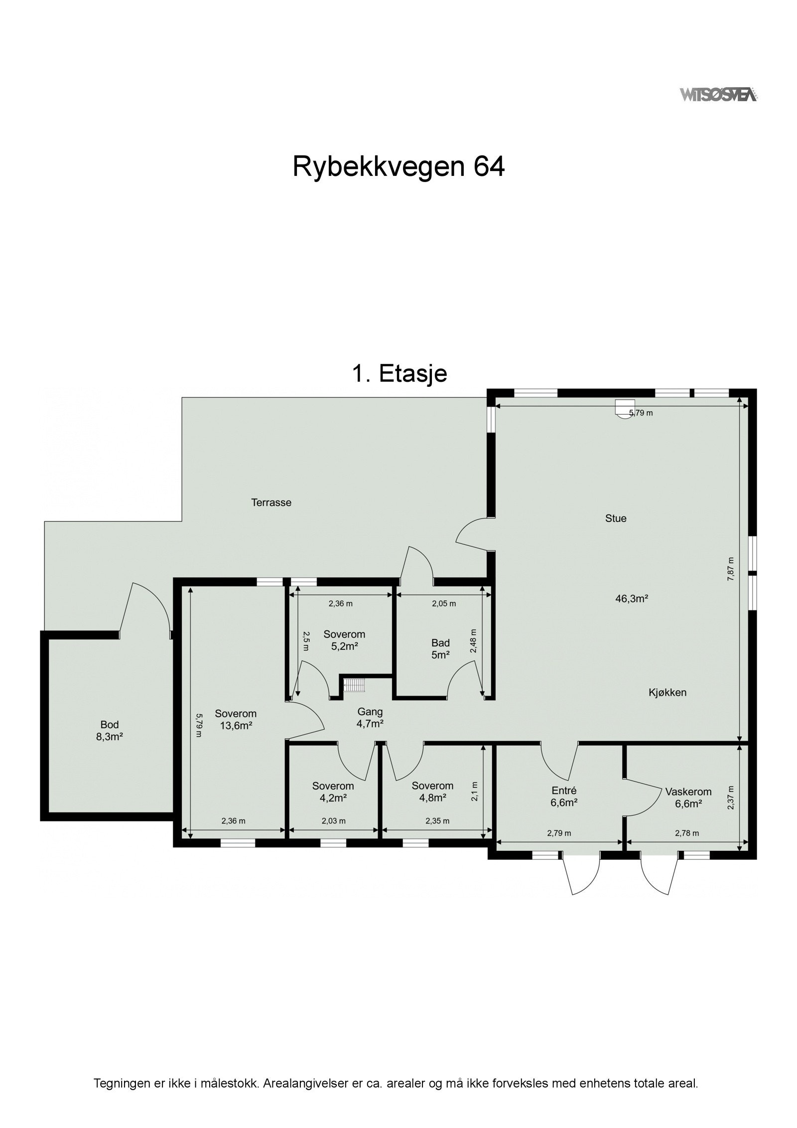 Plantegning Galleribilde