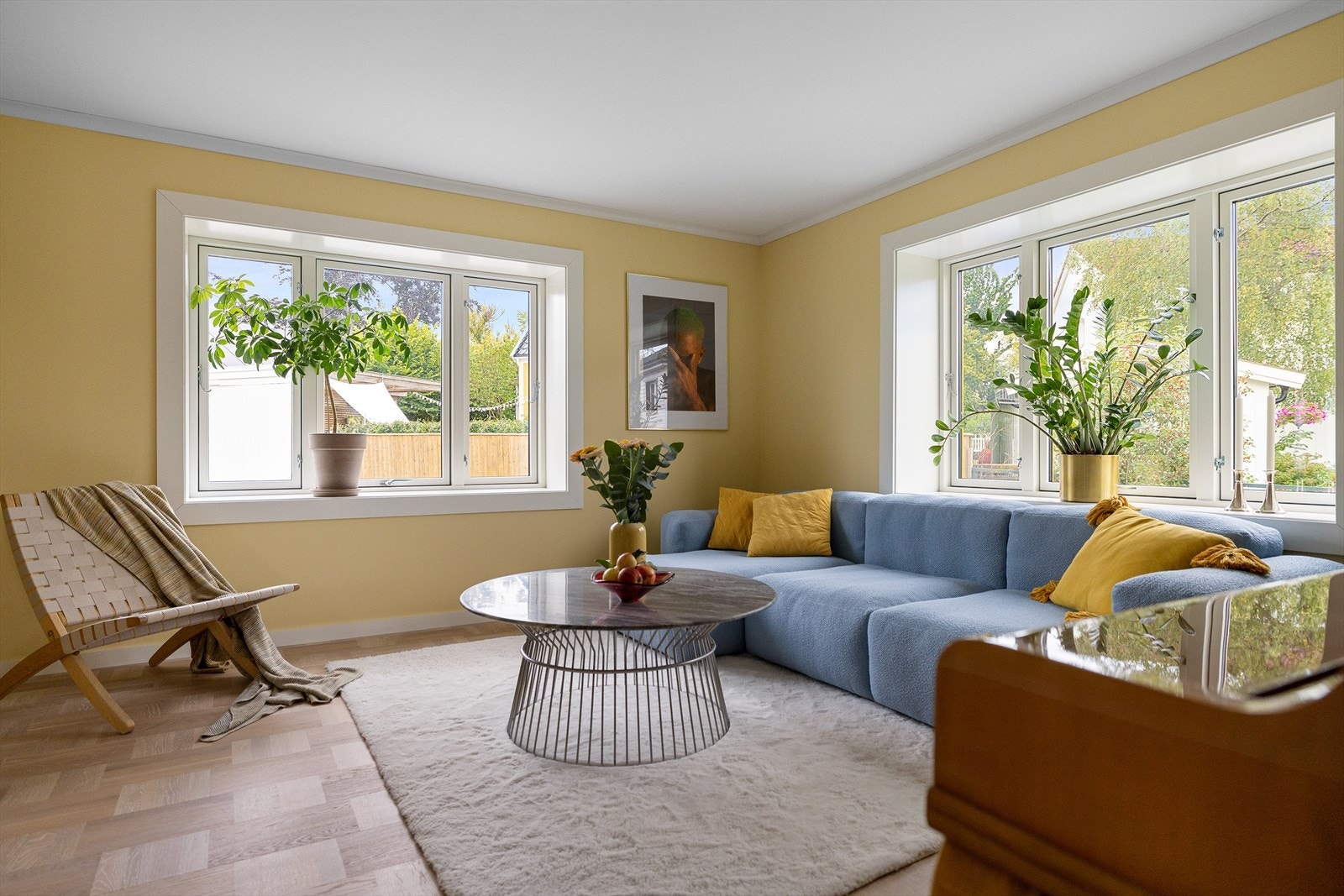 Alle rommene har flotte, dype vinduskarmer og rikt lysinnslipp. Galleribilde