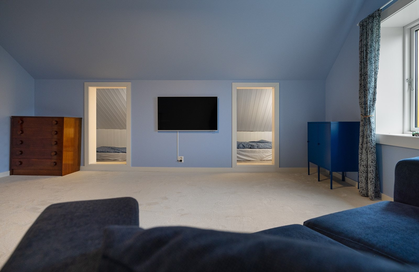 To praktiske alkover for ekstra plass på ett av rommene. Galleribilde