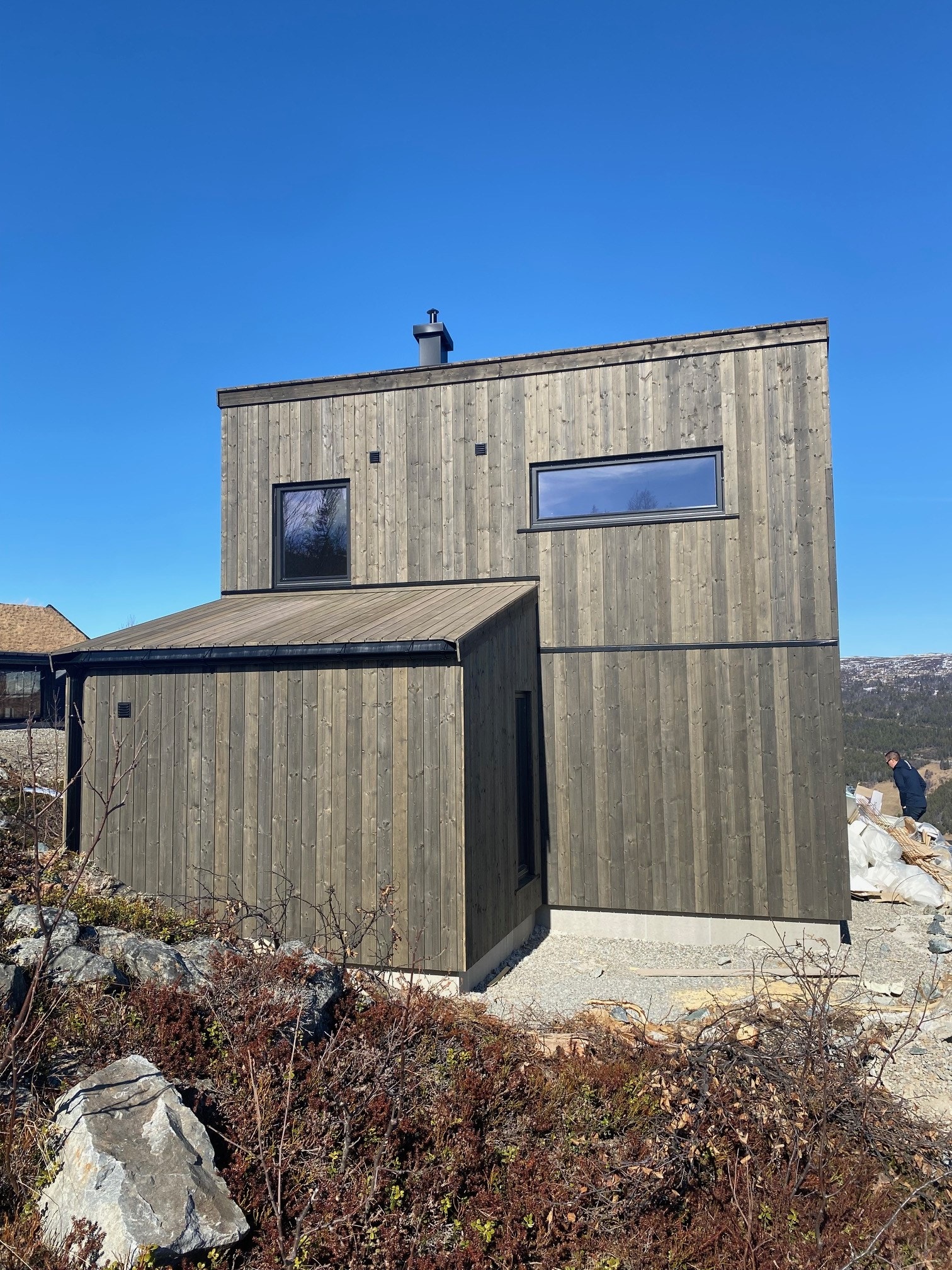 Fasade (ikke hytte 376.3 med 2 soverom) Galleribilde