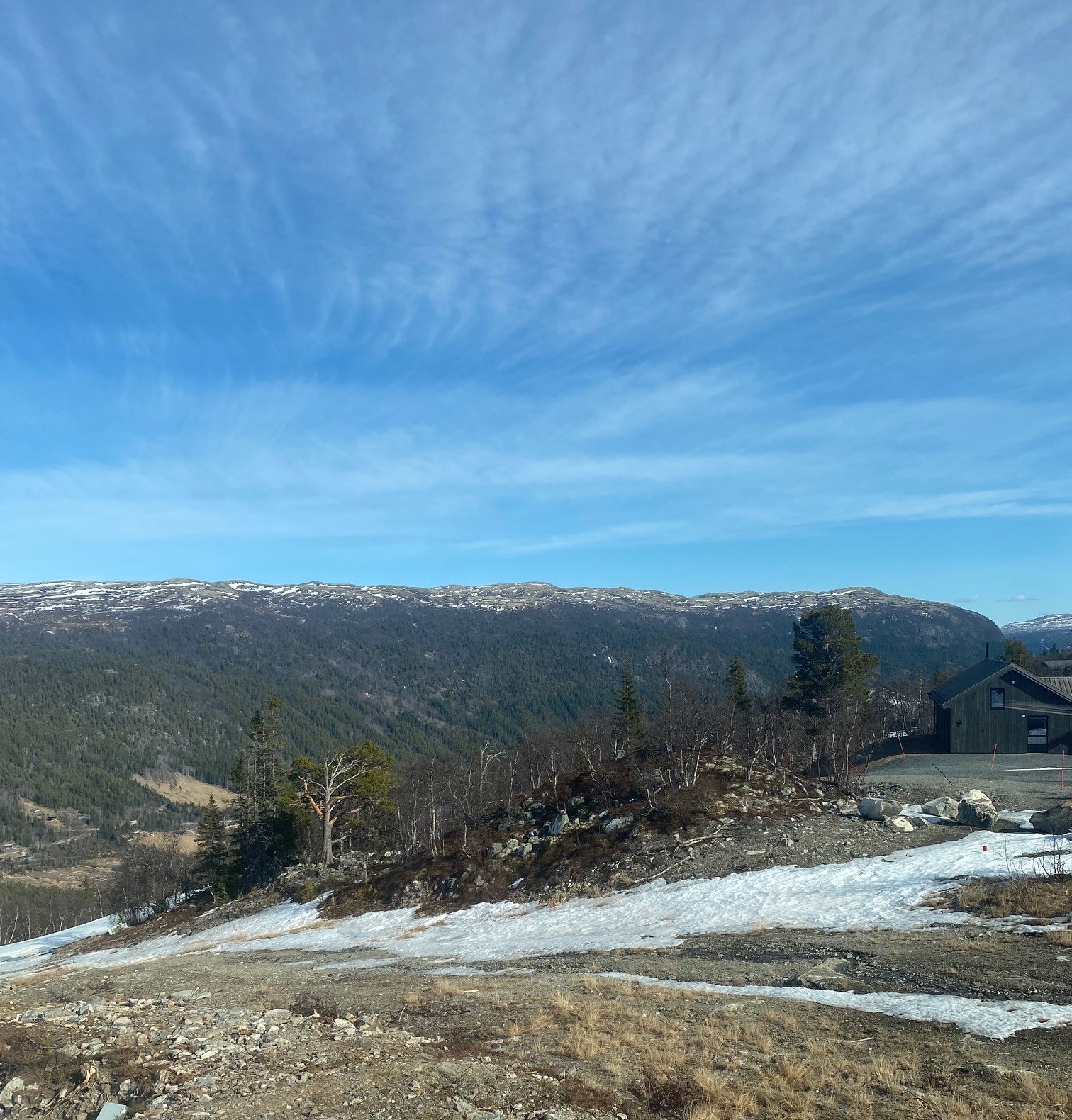 Uteområde med utsikt Galleribilde