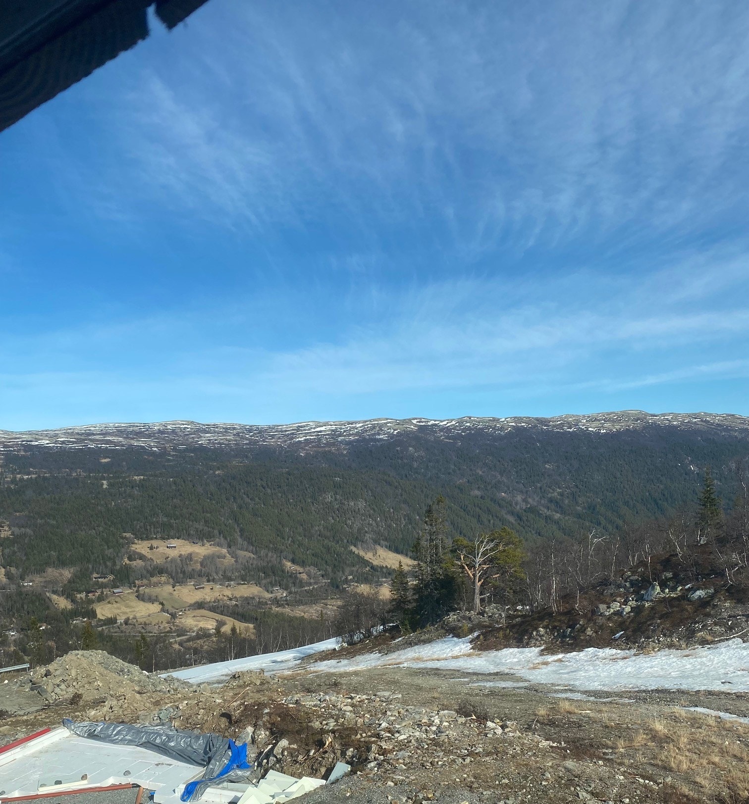 Uteområde med utsikt Galleribilde