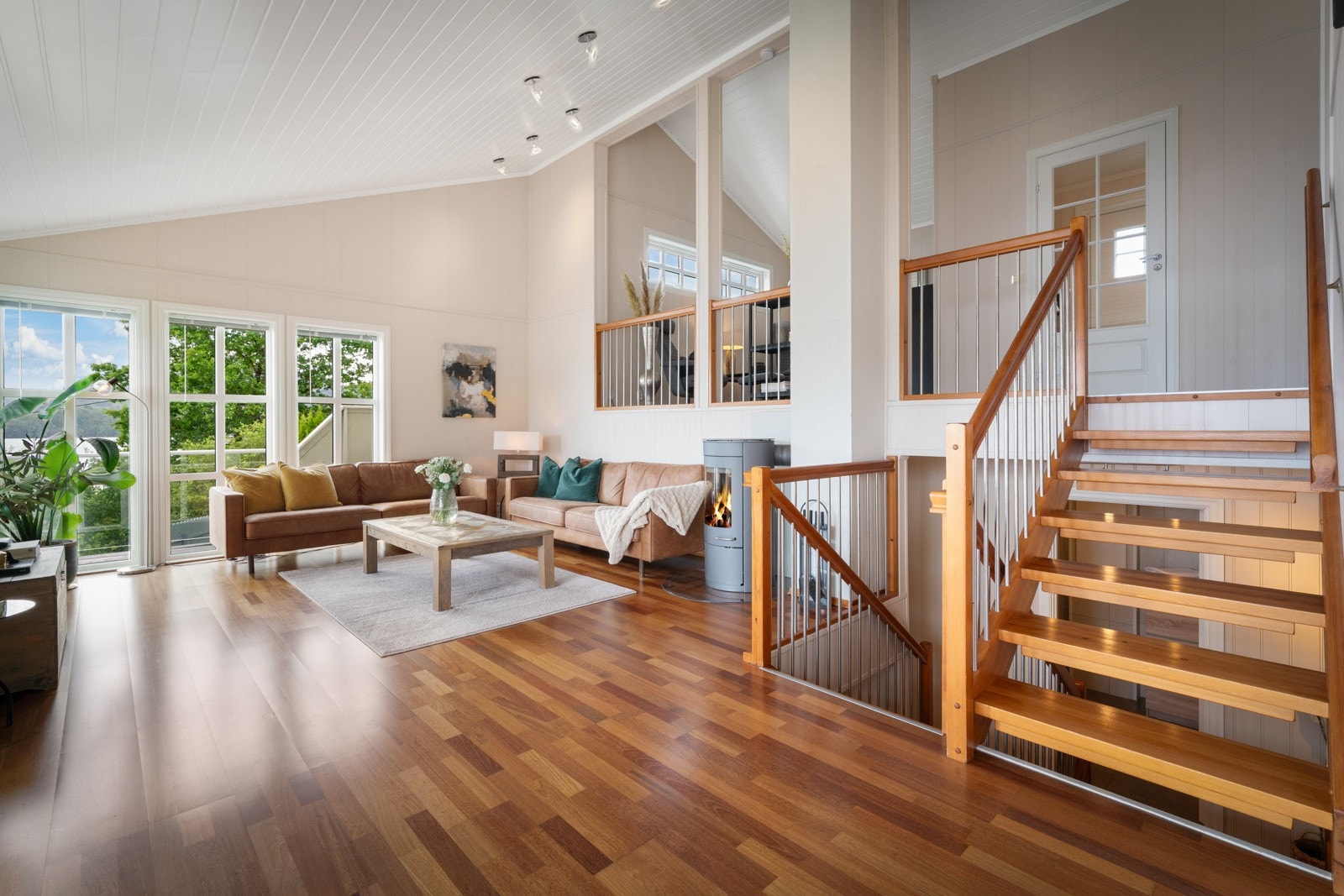 Halvplan nr.2 har et areal på 50 kvm fordelt på stue og kjøkken Galleribilde