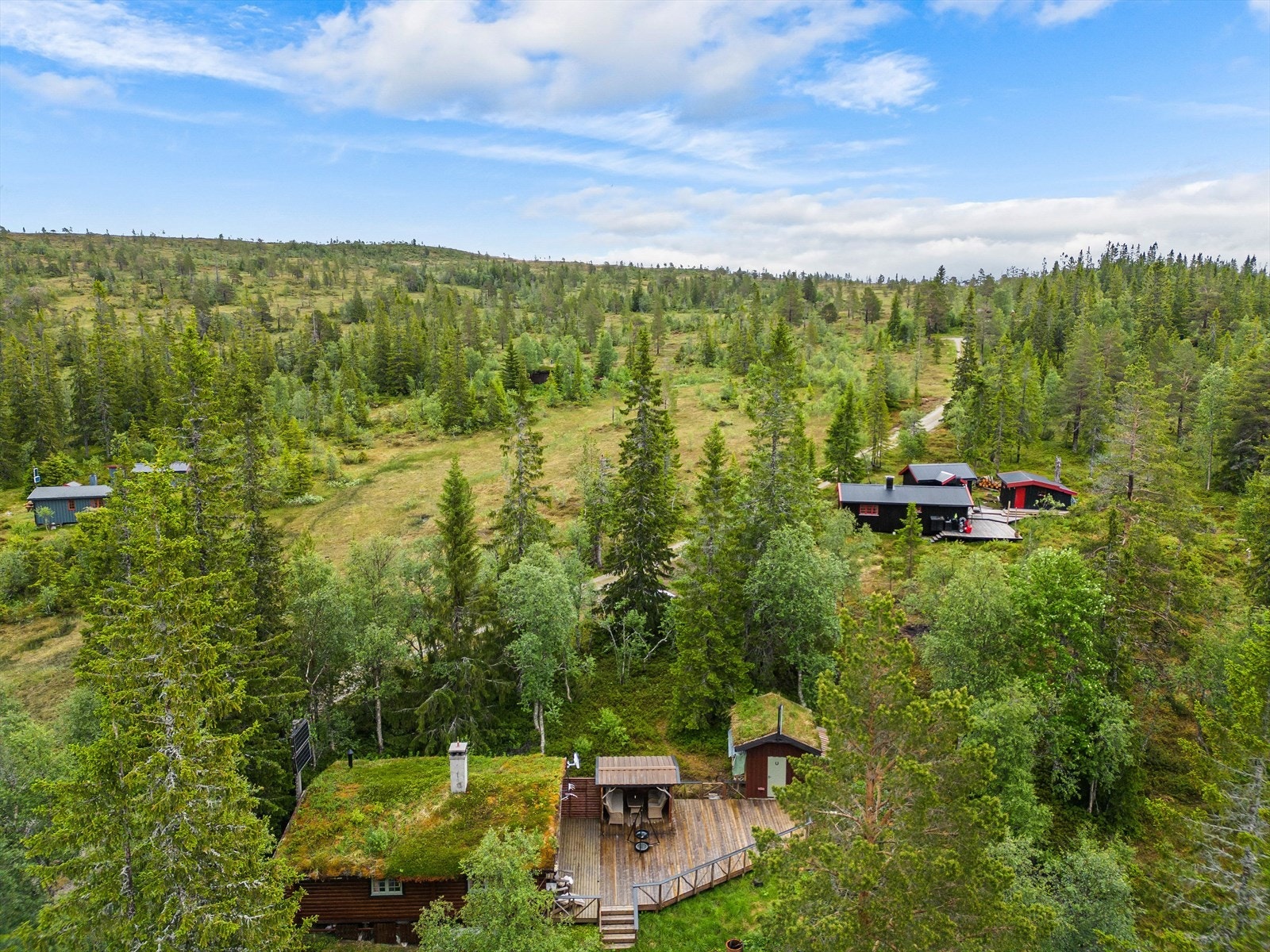 Trivelig fjellhytte med fantastisk beliggenhet. Galleribilde