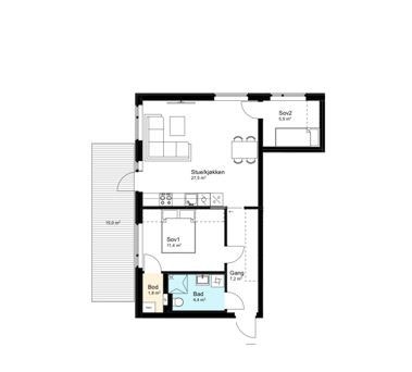 Plantegning Galleribilde