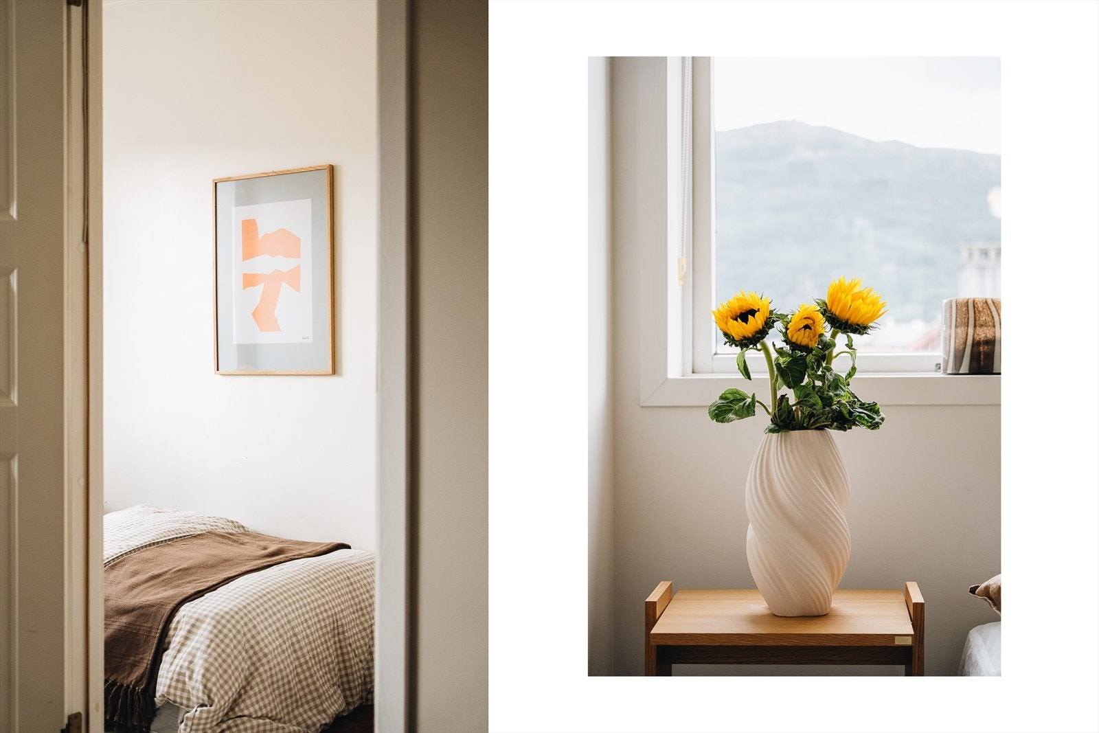 Overflatene er holdt i lyse og nøytrale toner, noe som gir en rolig og tidløs base - klar for dine egne møbler og farger. Galleribilde