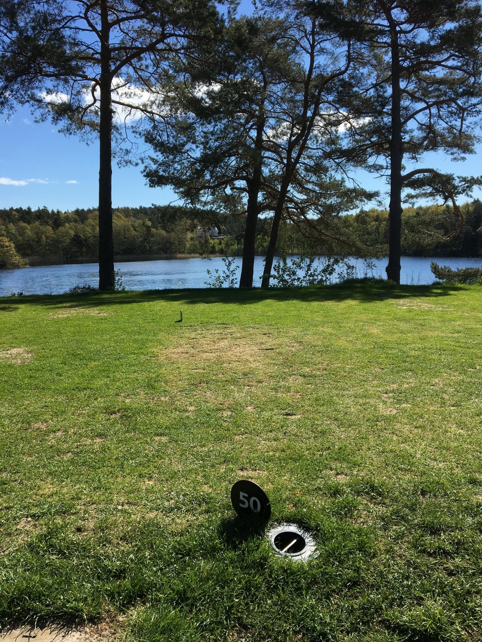 Fra hull 2 på Kristiansand Golfklubb Galleribilde