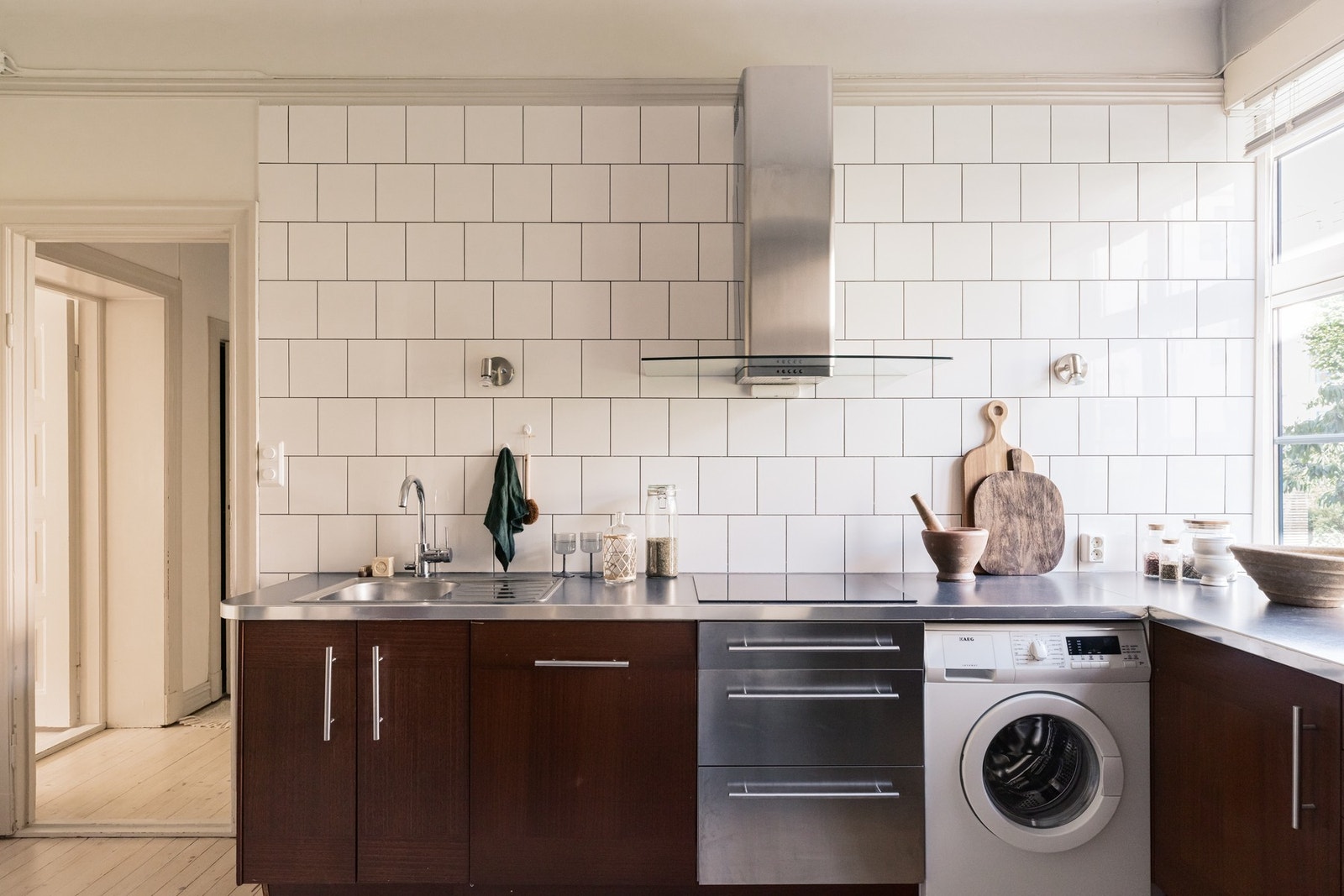 Vaskemaskin medfølger og i tillegg har borettslaget fellesvaskeri. Galleribilde