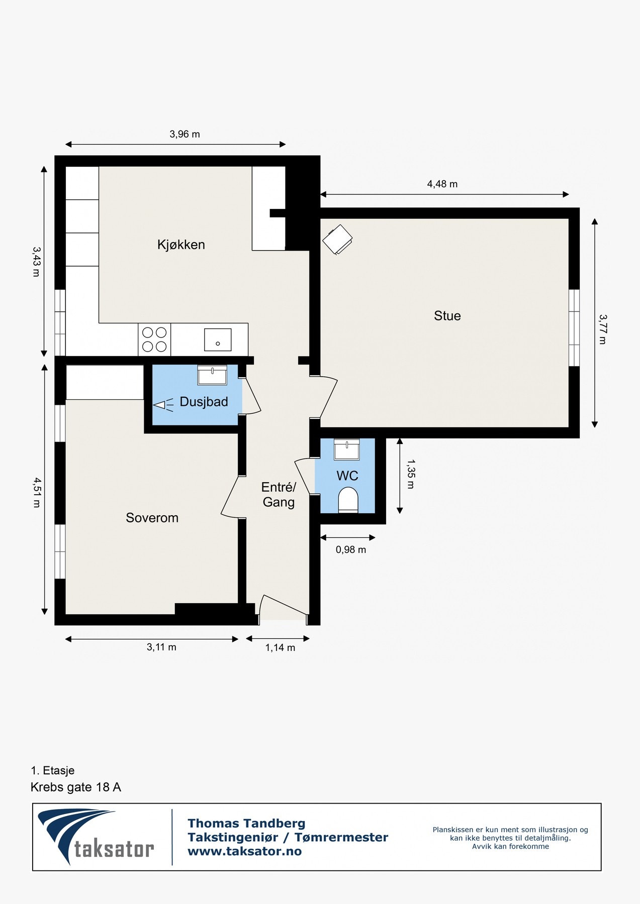 Planløsning. Galleribilde