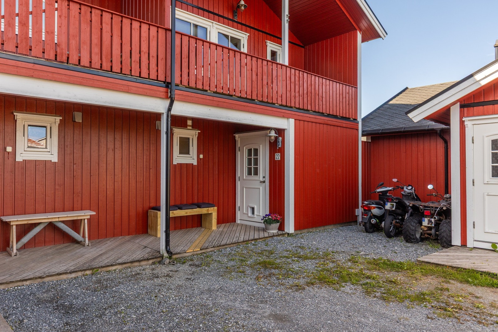 Hyggelig inngangsparti Galleribilde