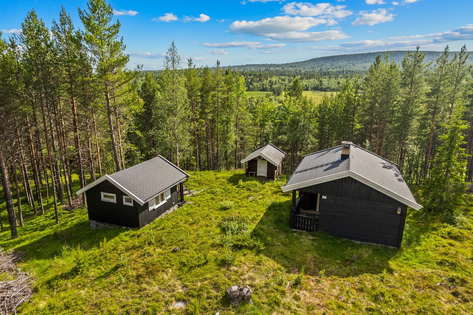 Området er perfekt for barnefamilier og alle som søker en rolig tilværelse tett på naturen. Galleribilde