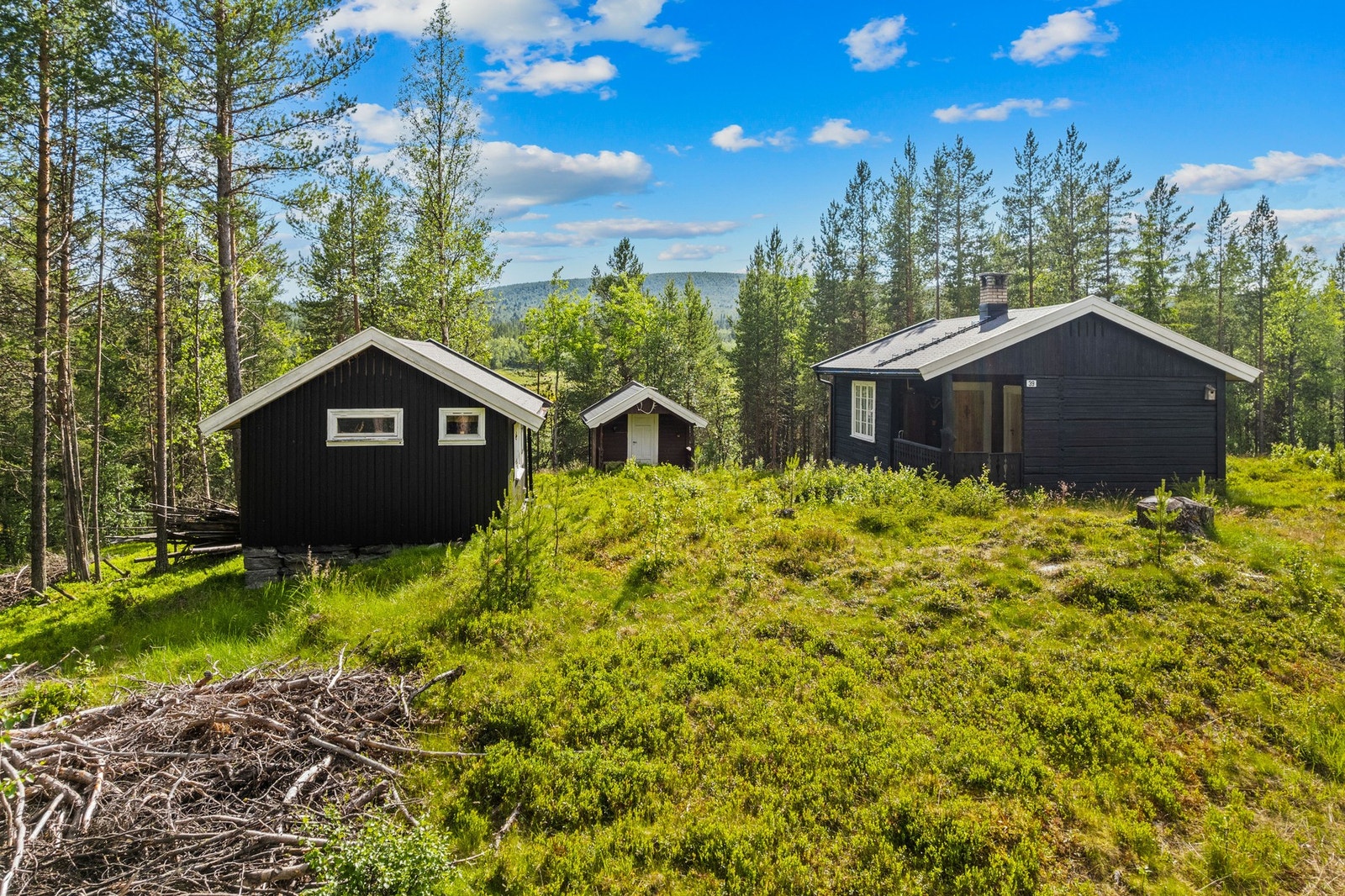 Breistulvegen 39 ligger idyllisk til i vakre Skåbu. Galleribilde