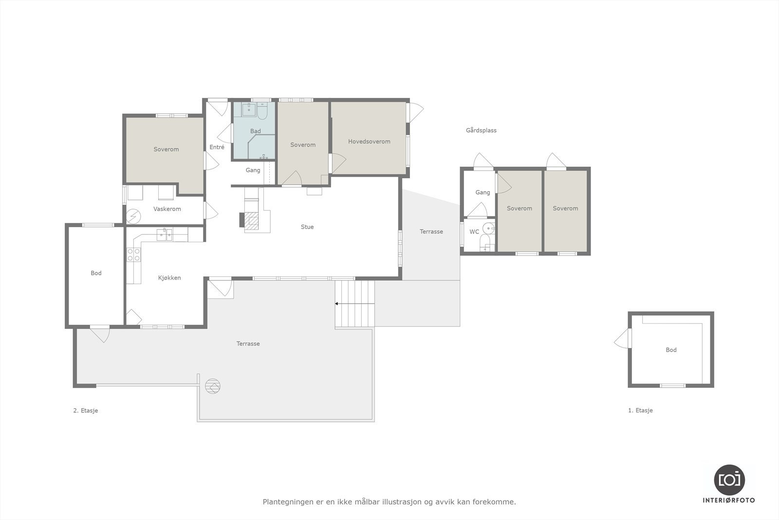 Plantegning Galleribilde