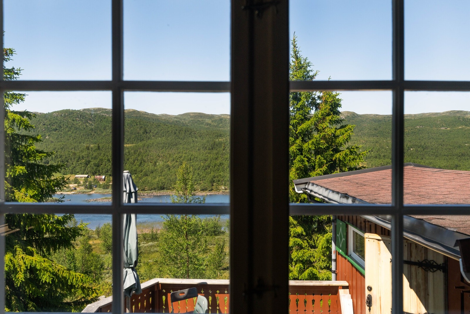 Nyt utsikten fra stuen Galleribilde