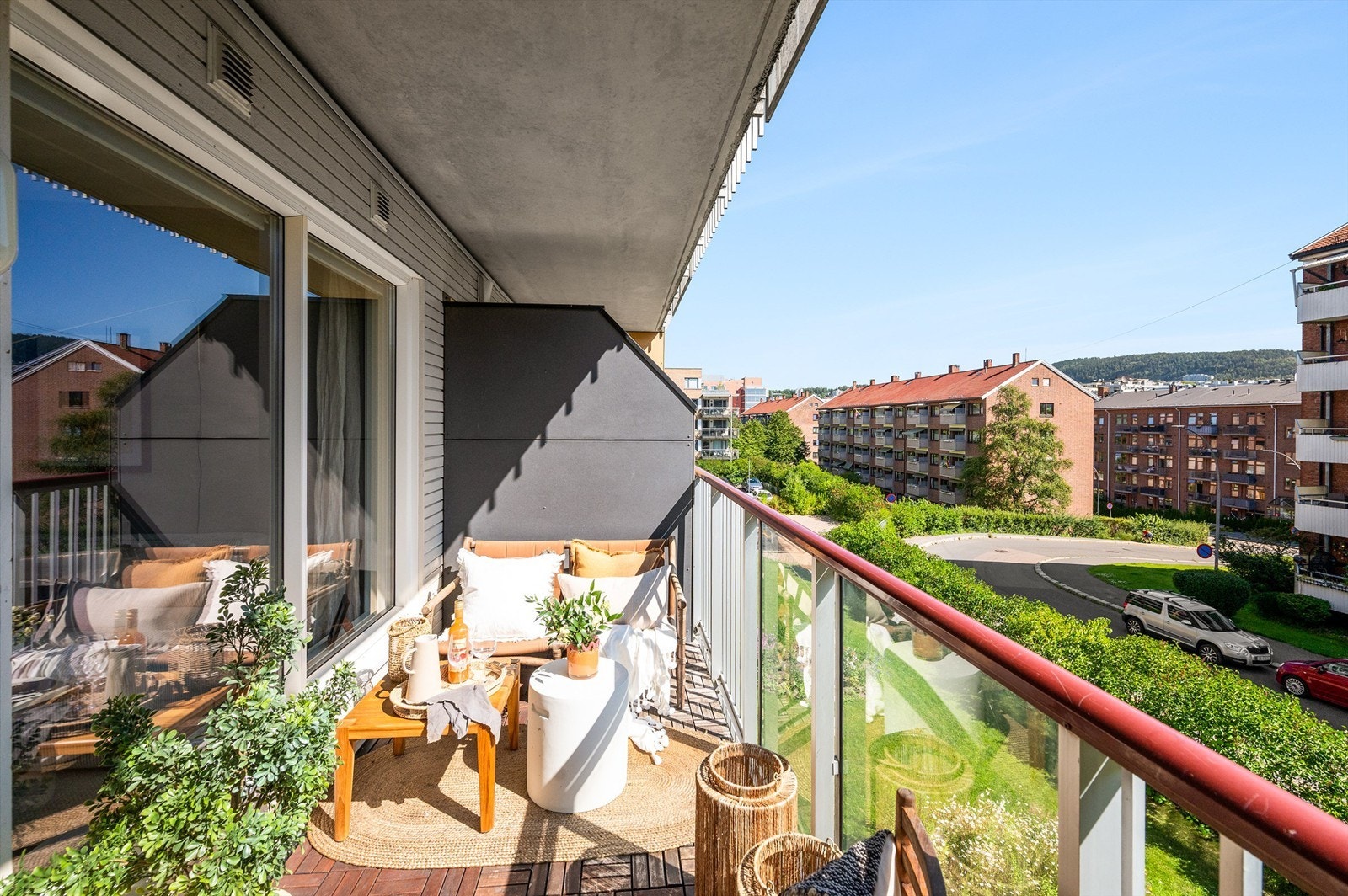 Her kan morgensolen nyte på årets varmere dager. Galleribilde