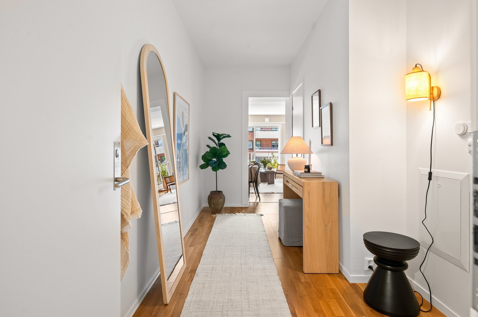 Her er det plass til løsninger for oppbevaring som gir gode lagringsmuligheter. Galleribilde