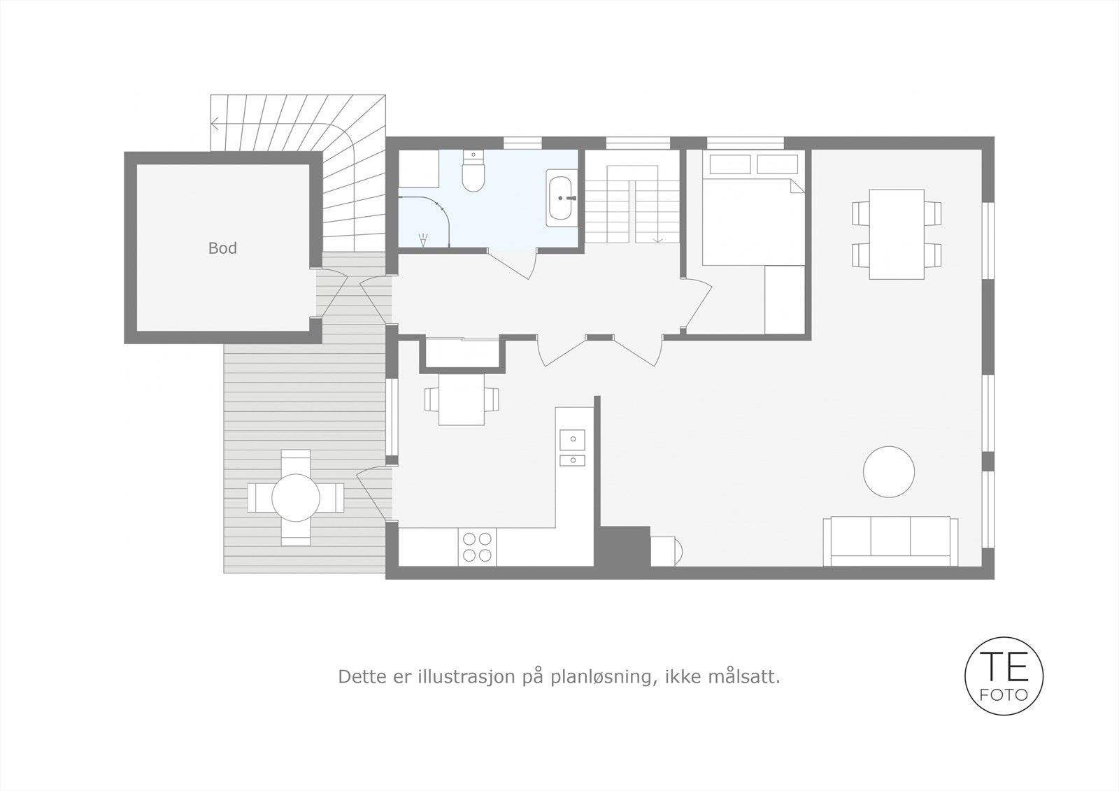 Plantegning - 2. etasje. Galleribilde
