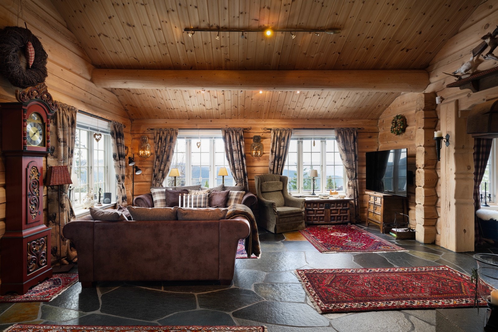 God plass til sittegruppe. Galleribilde