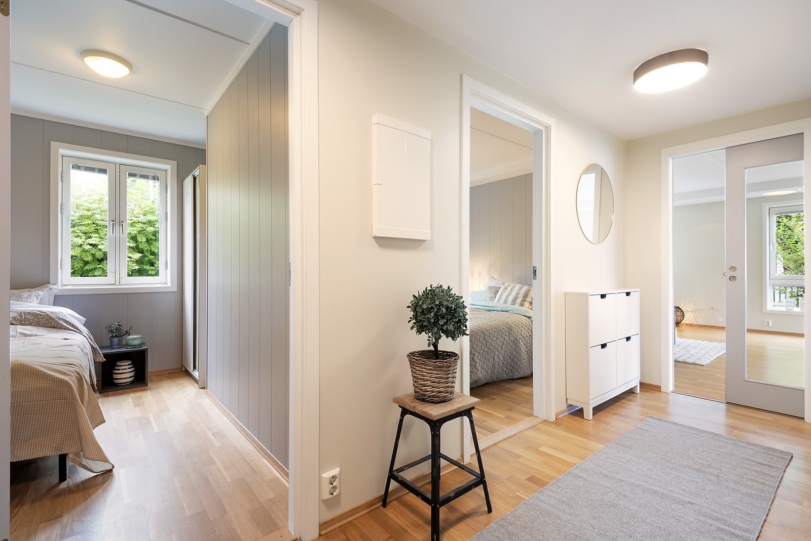 Soverom med adkomst til gang. Galleribilde