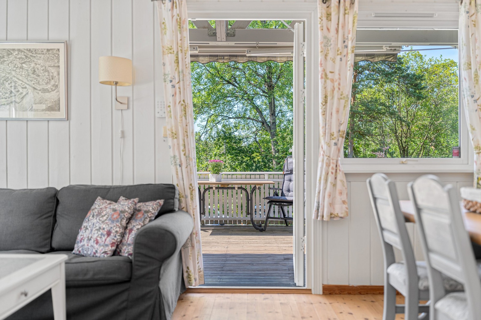 Terrassen vil kunne være en forlengelse av stuen. Galleribilde