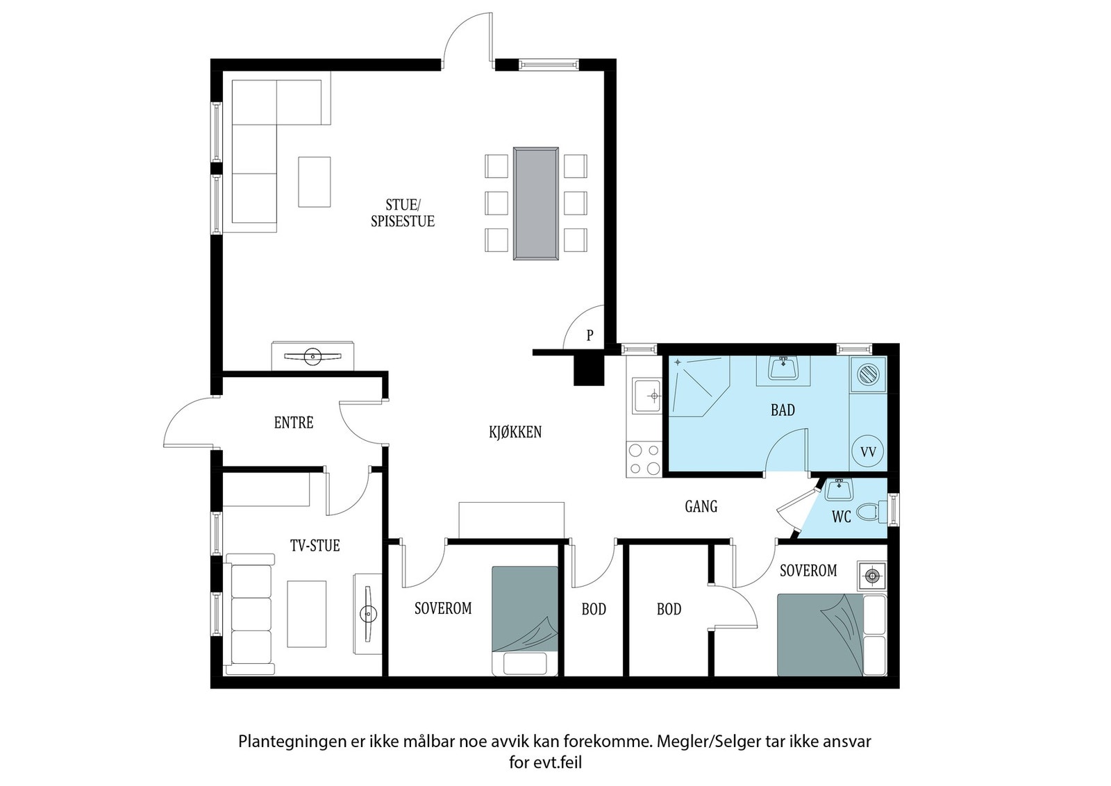 Planskisse Galleribilde