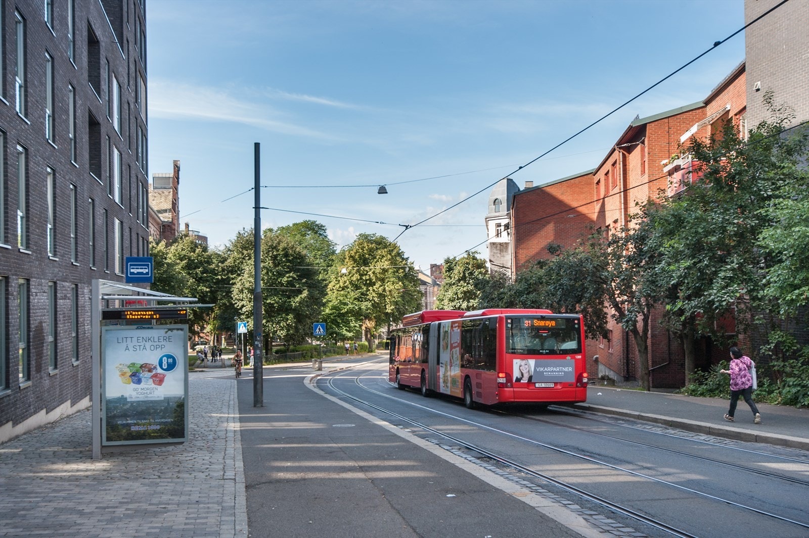 Lakkegata trikkestopp Galleribilde