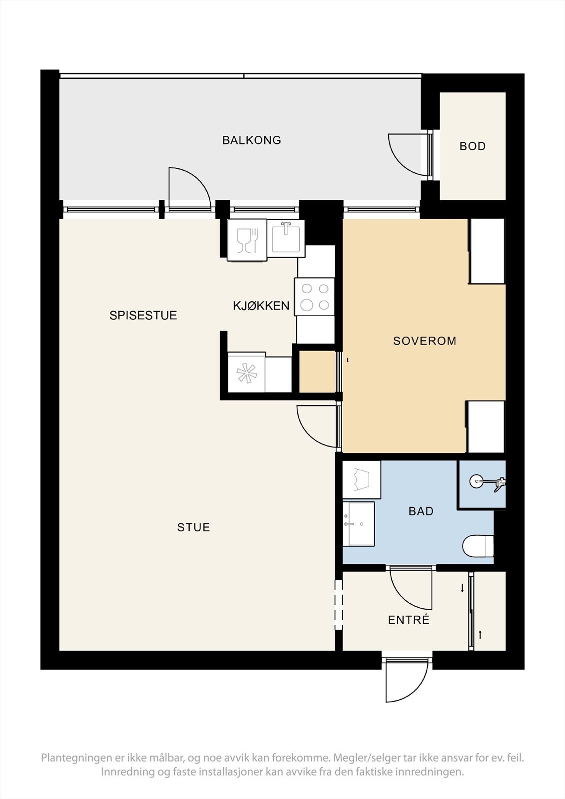 Plantegning Galleribilde