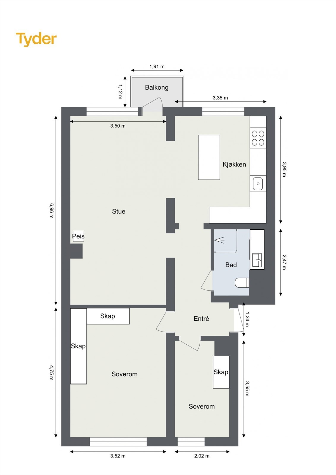 Plantegning. Galleribilde