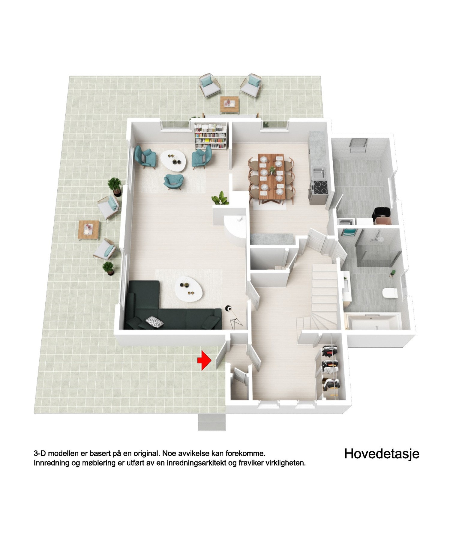 Plantegning Galleribilde