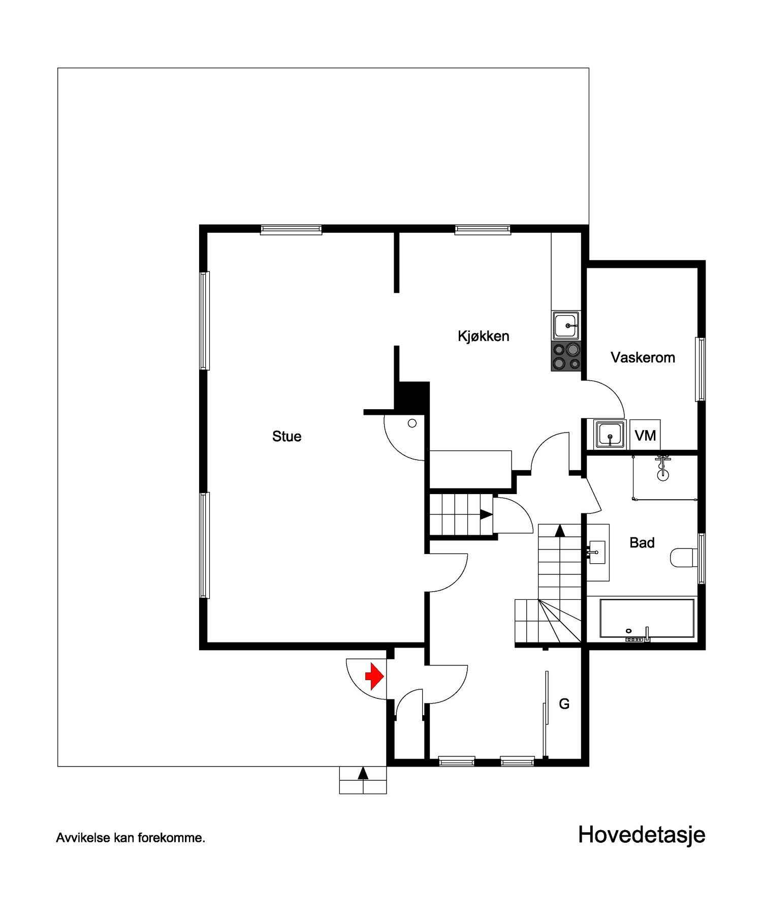 Plantegning Galleribilde