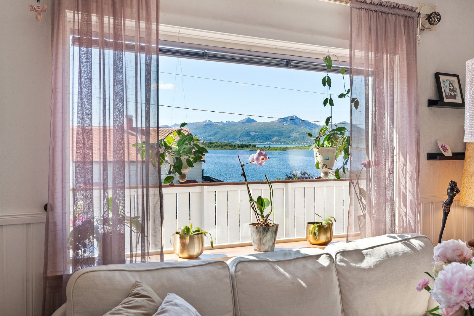 Nydelig utsikt fra stuen. Galleribilde