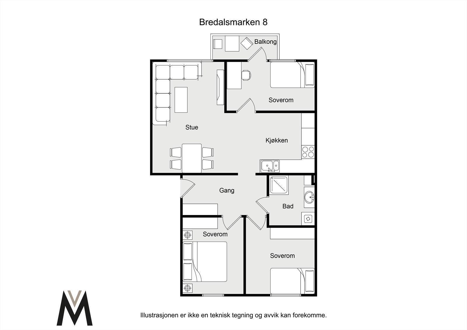 Plantegning Galleribilde