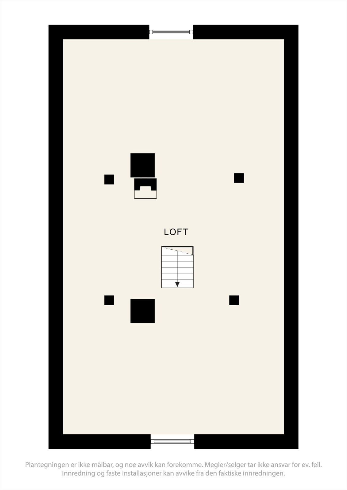 - Plantegning loft. Galleribilde