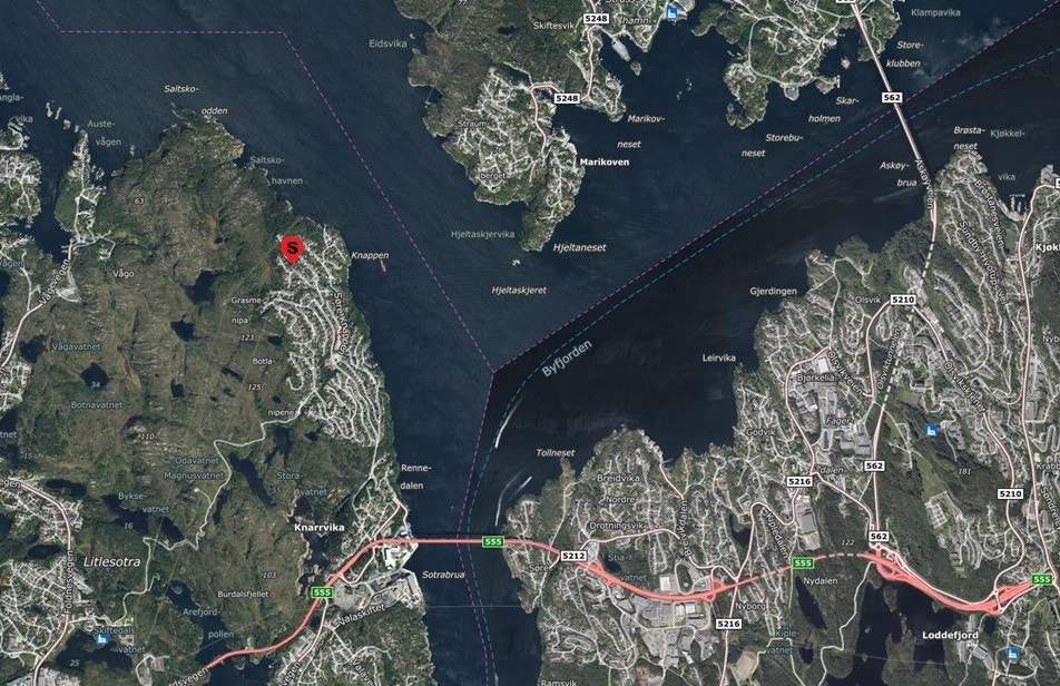 God beliggenhet på Hjelteryggen Galleribilde
