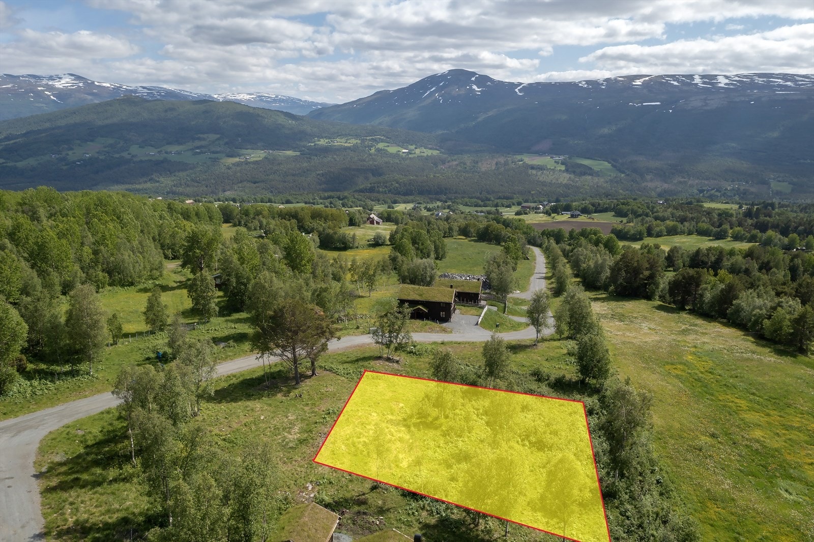 Oversiktsbilde/utsikt Galleribilde