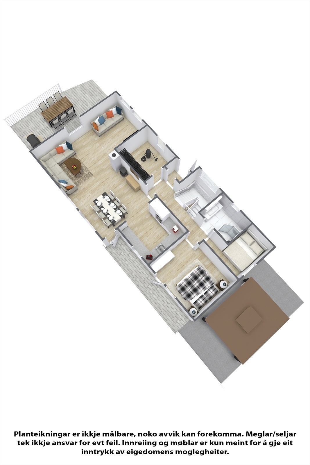 Planteikning 3D Hovedetg. Galleribilde