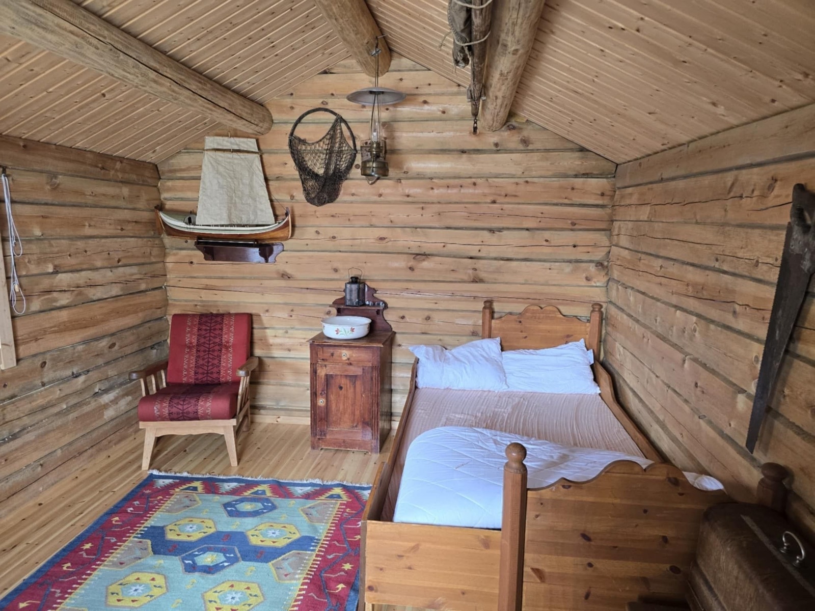 Overnatting for 2 i tømmer koie Galleribilde