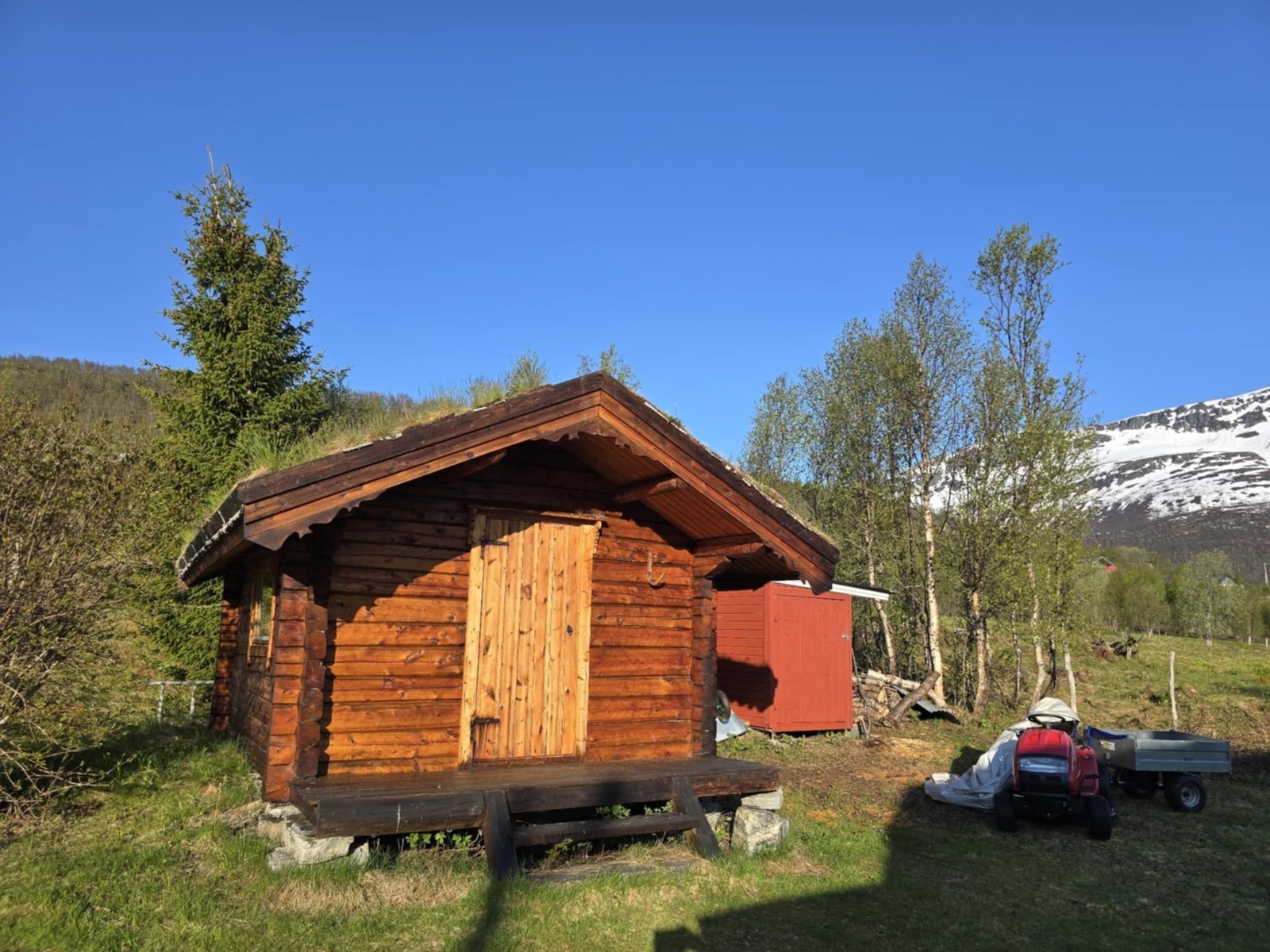 Tømmerkoie kommer fra Pasvikdalen Galleribilde