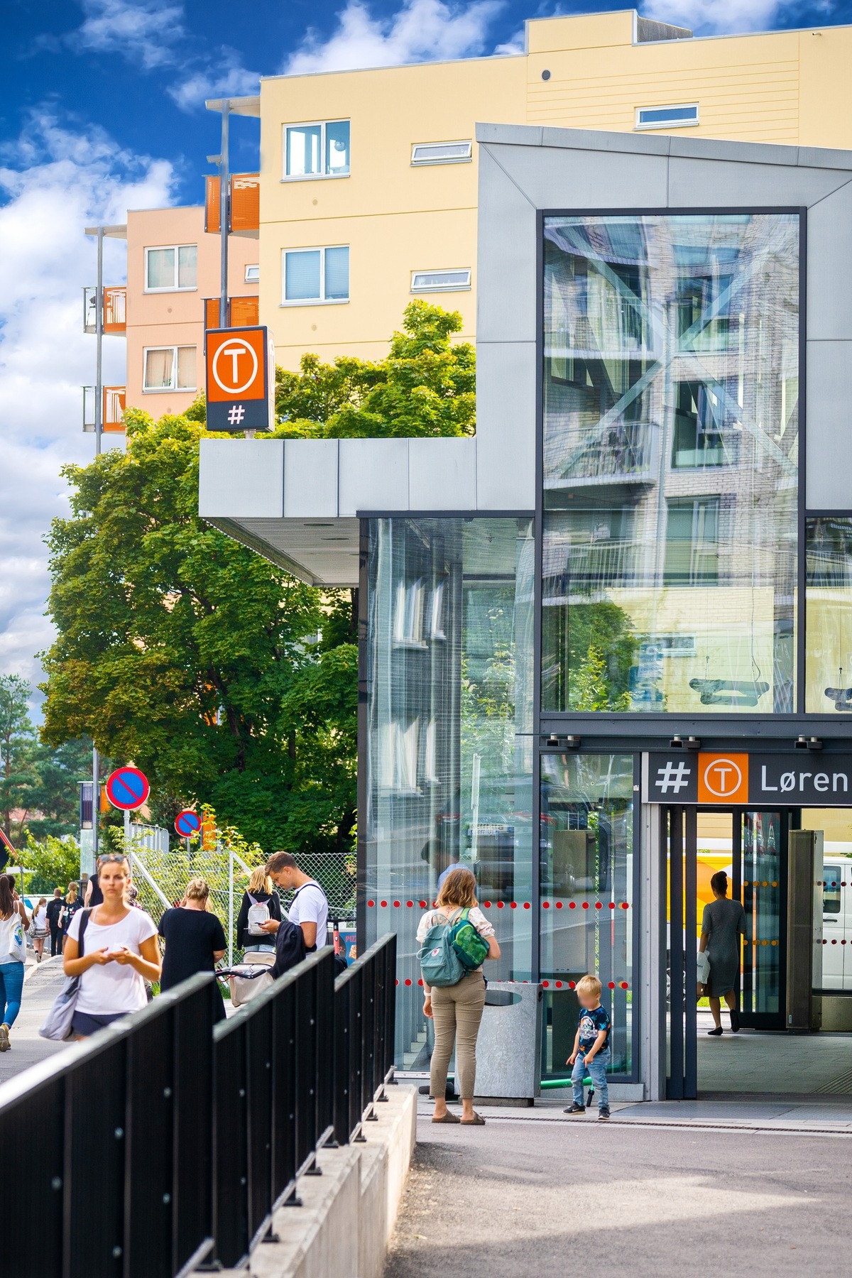 Løren T- bane kun 500 meter fra boligen. Galleribilde