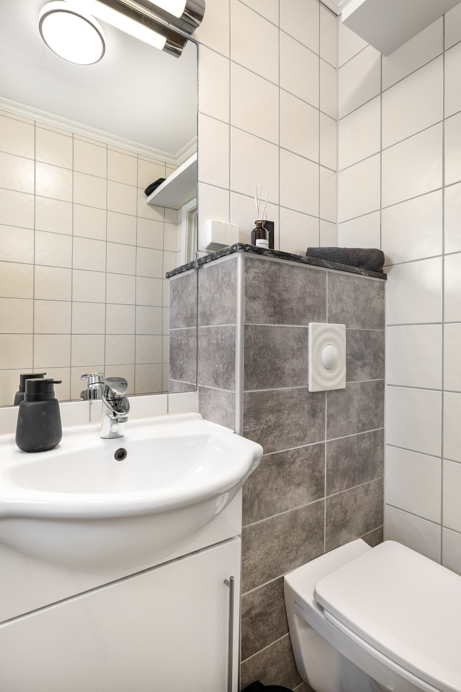 Det er mekanisk avtrekk fra badet. Galleribilde