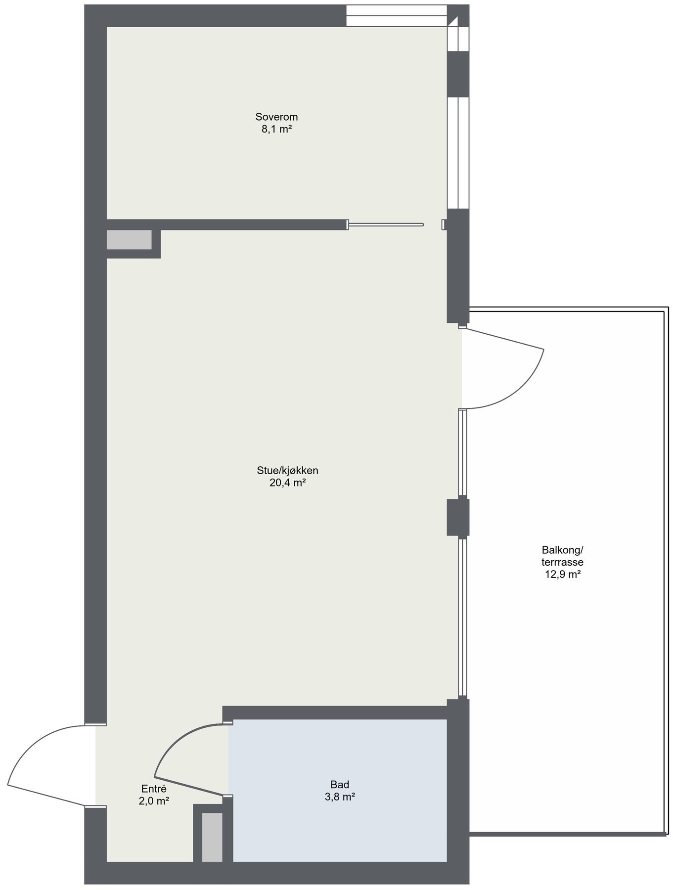 Plantegning. Galleribilde