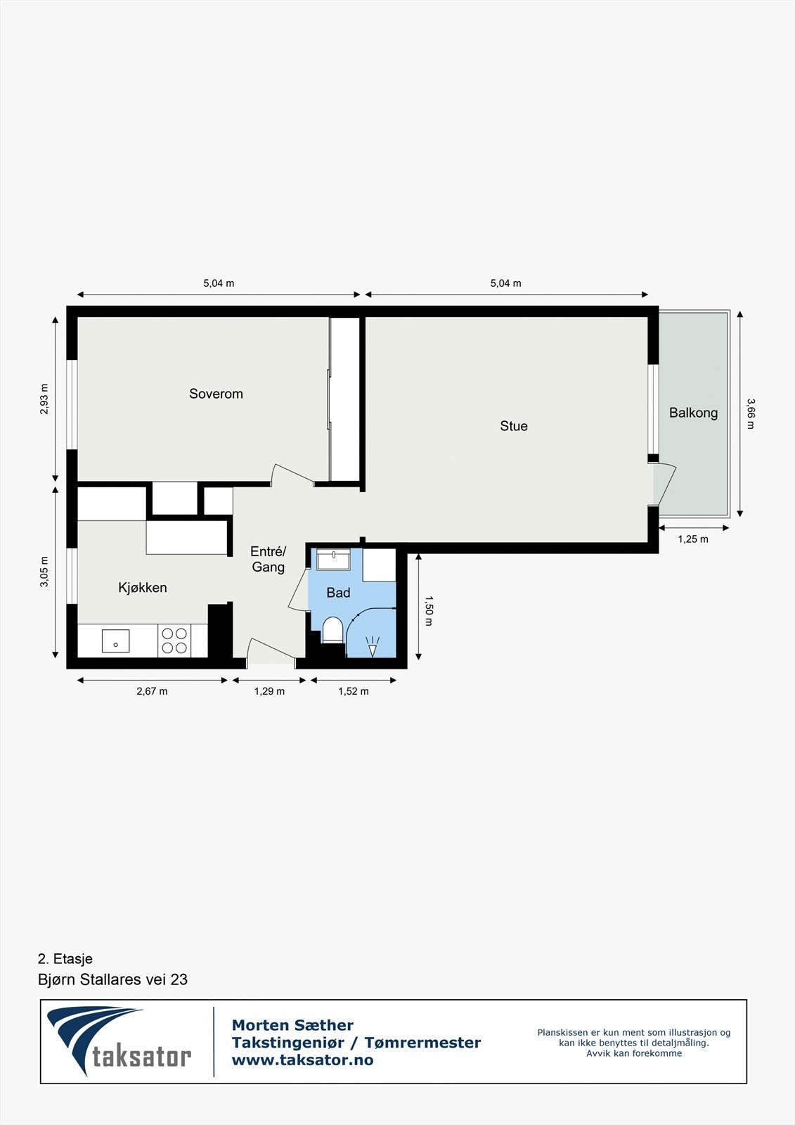 Plantegning. Det medfølger også en kjellerbod. Galleribilde