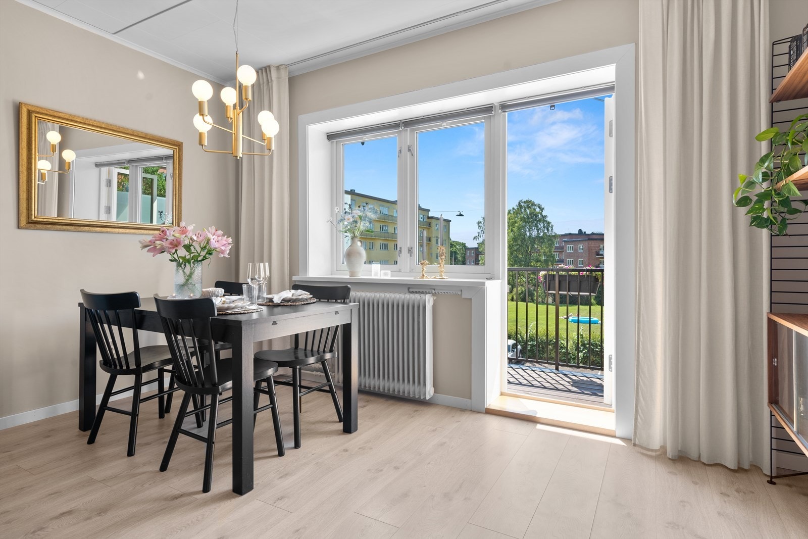 Varmtvann og fyring er inkludert i fellesutgiftene. Galleribilde