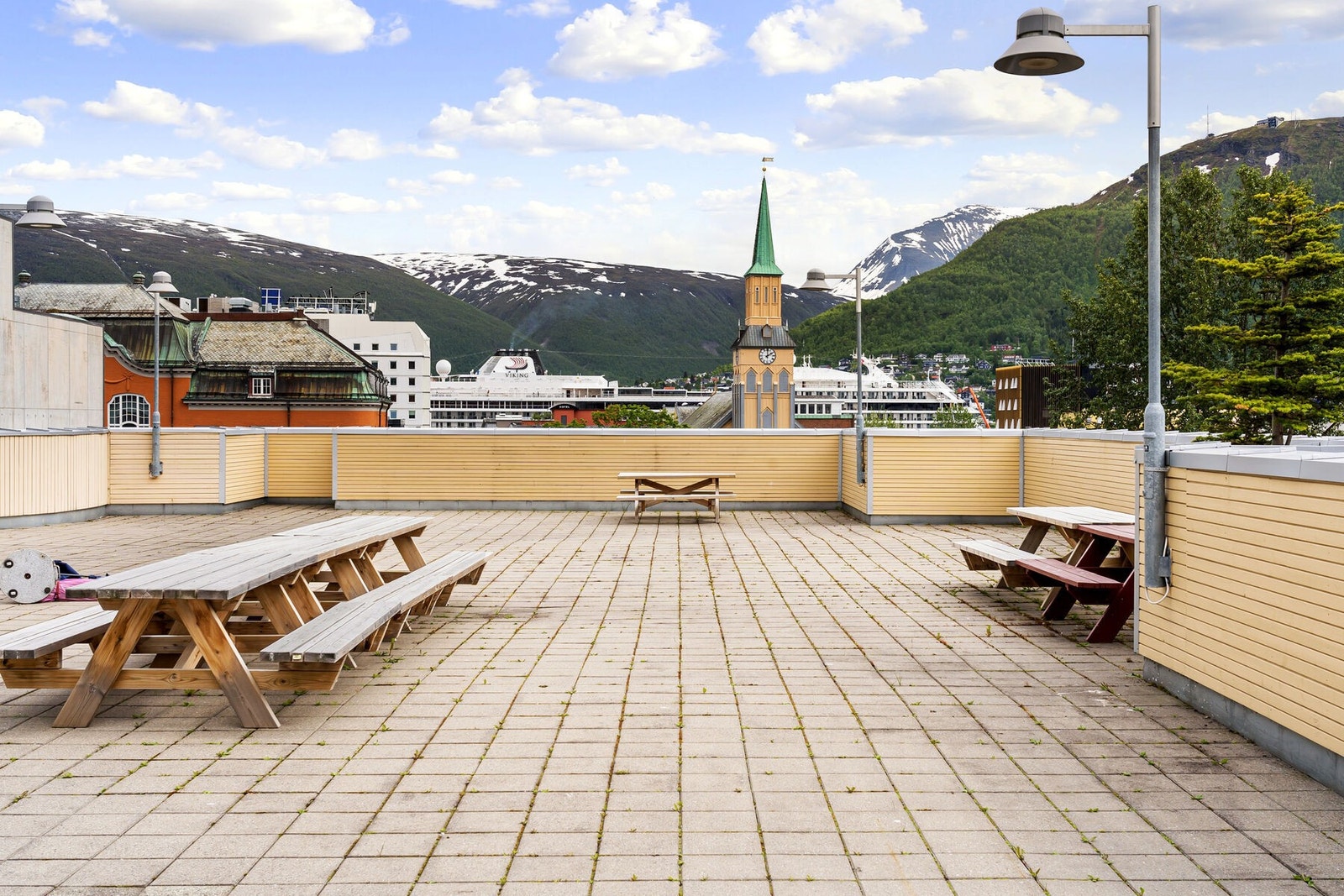 Felles takterrasse Galleribilde