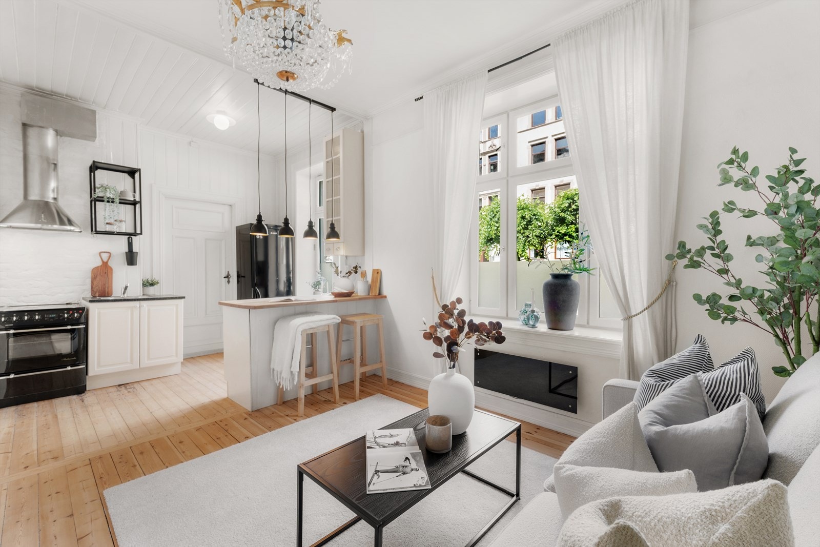 Romløsningen er arealeffektiv og er et perfekt førstegangskjøp/utleieobjekt. Galleribilde