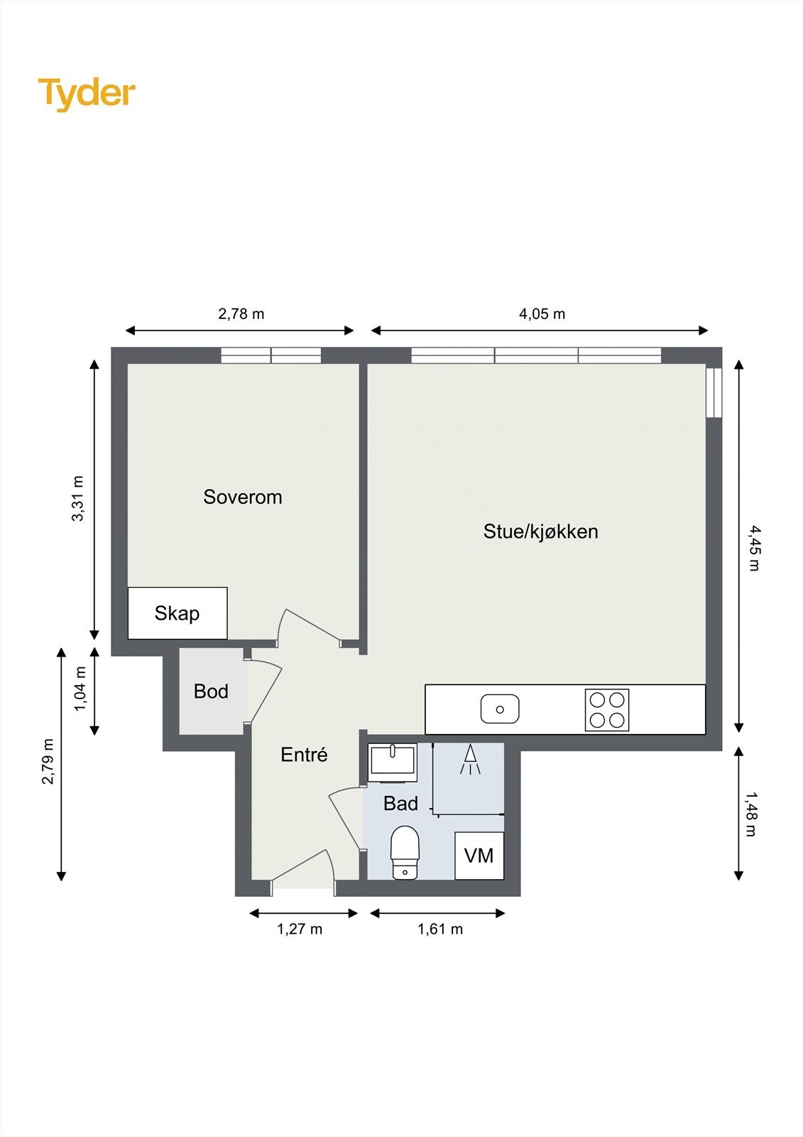 Plantegning. Galleribilde